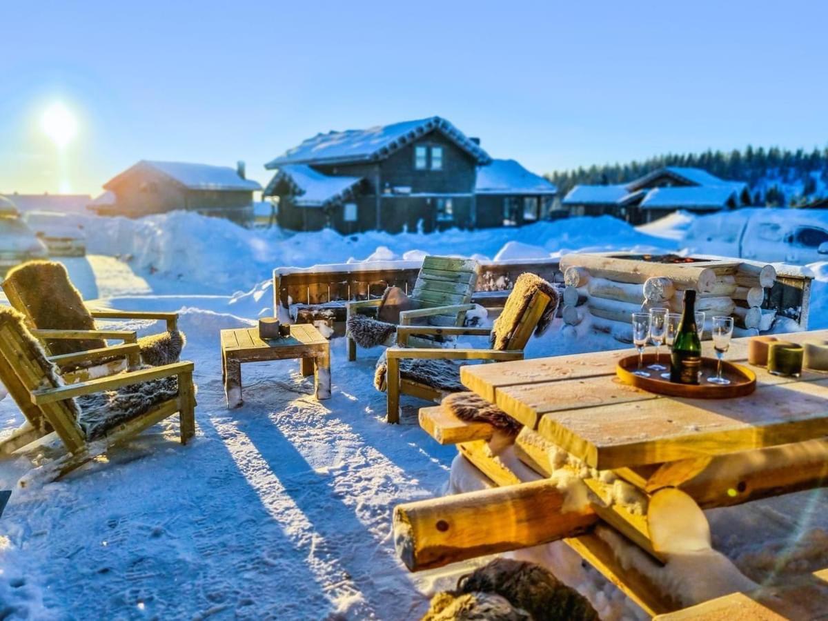 Lyxig Stuga Pa Branaesberget Sysslebäck Buitenkant foto