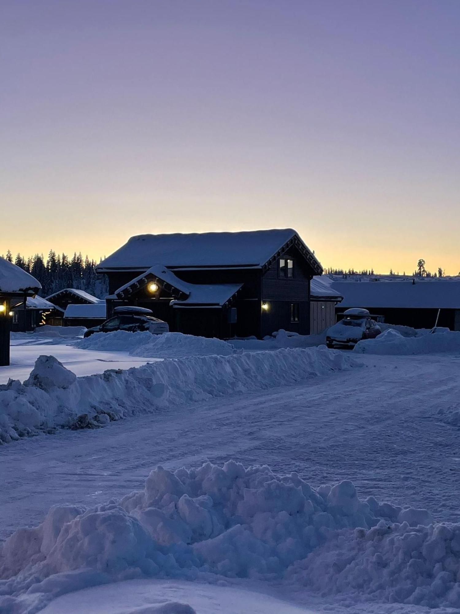 Lyxig Stuga Pa Branaesberget Sysslebäck Buitenkant foto